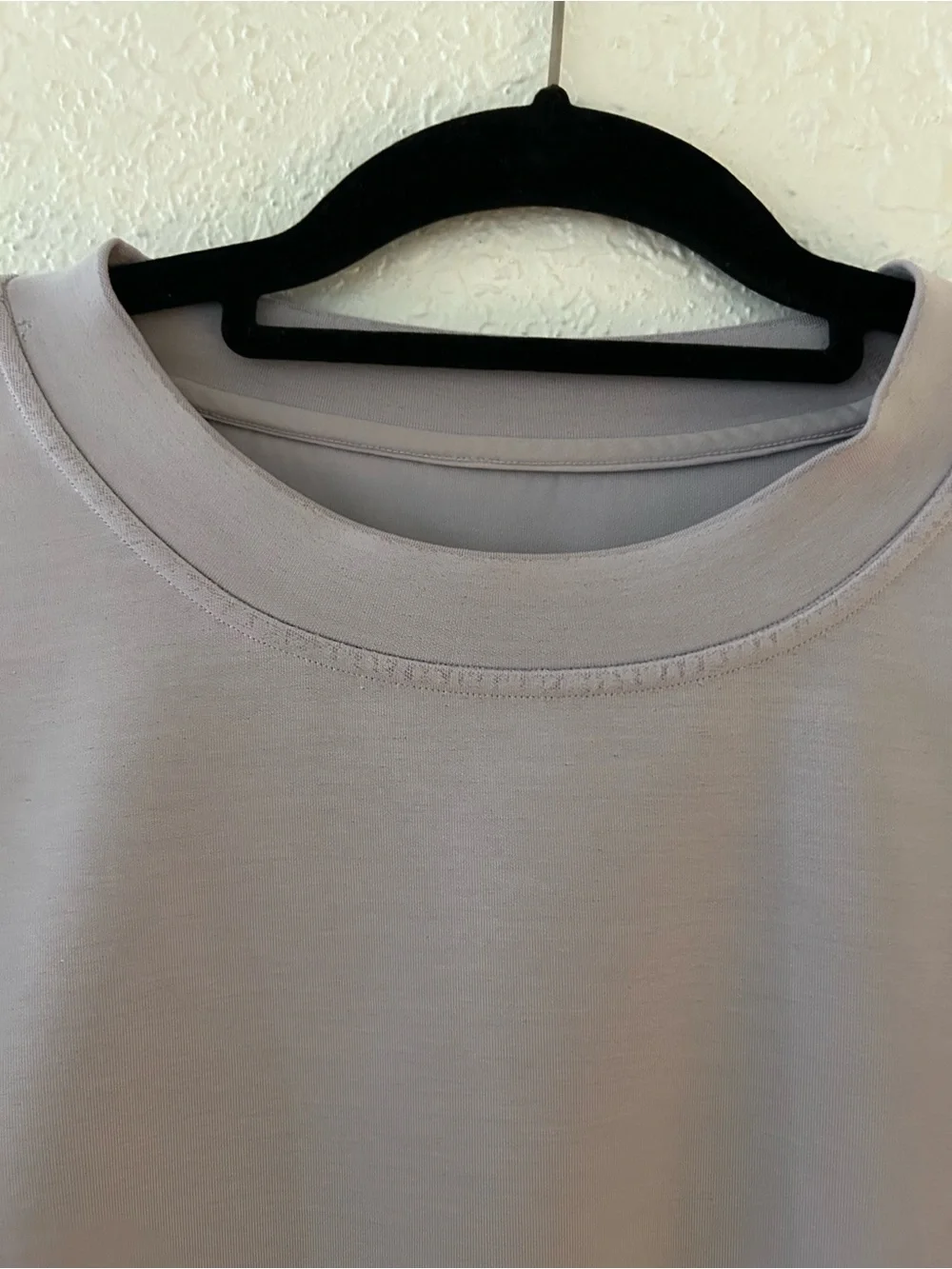 lululemon Perfectly Oversized Crop Crew - Lilac Size 8 IMPERFECTIONS